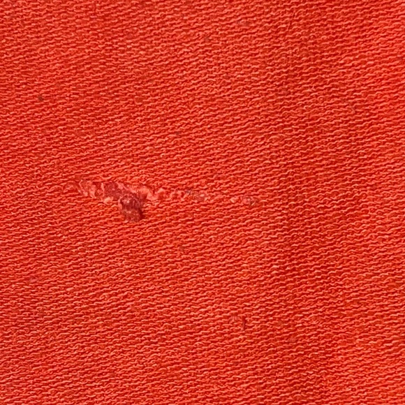 Volcom Zip French Terry Hoodie - Orange/Coral/White/Purple-Y2K/Skate Juniors XL - Picture 10 of 16